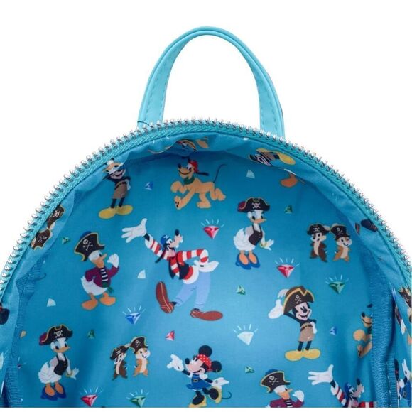 NEW Loungefly Pirate Mickey and Friends AOP Mini Backpack 2 main image 4